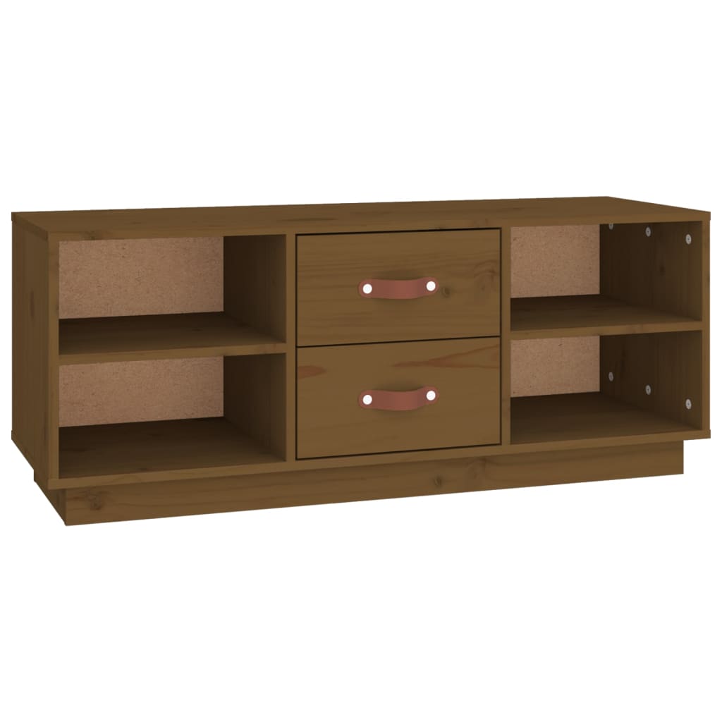 Tv-meubel 100x34x40 cm massief grenenhout