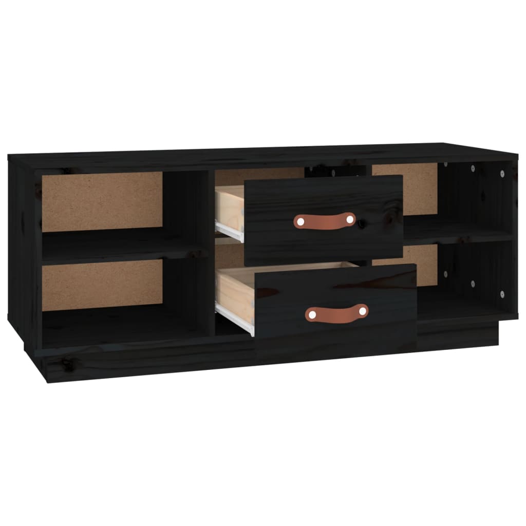 Tv-meubel 100x34x40 cm massief grenenhout