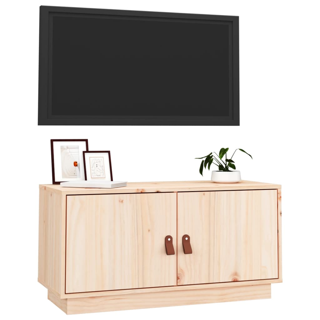 Tv-meubel 80x34x40 cm massief grenenhout