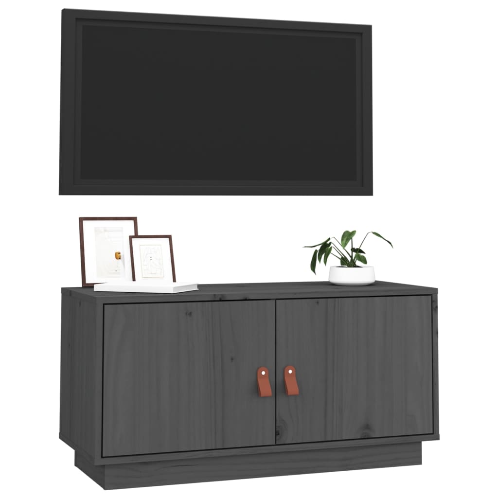 Tv-meubel 80x34x40 cm massief grenenhout