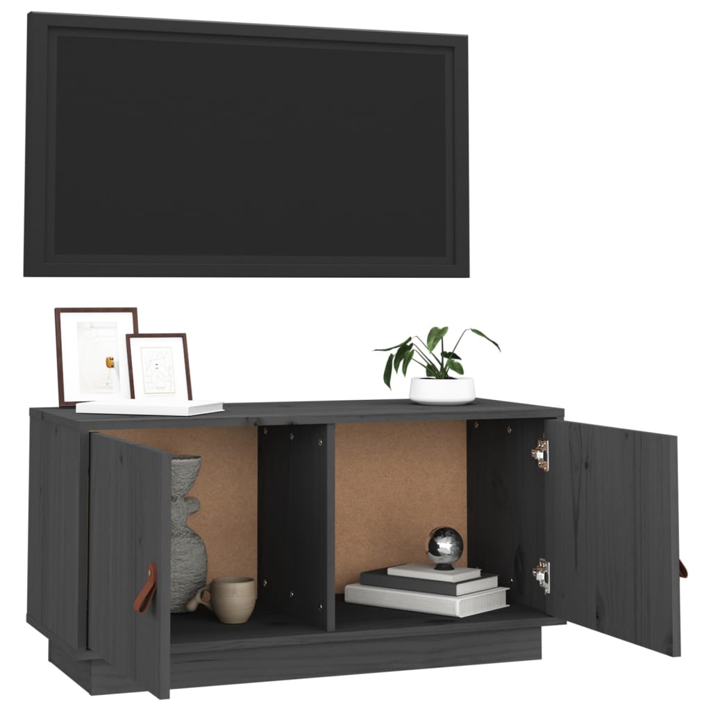 Tv-meubel 80x34x40 cm massief grenenhout