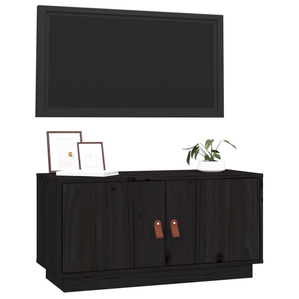 Tv-meubel 80x34x40 cm massief grenenhout