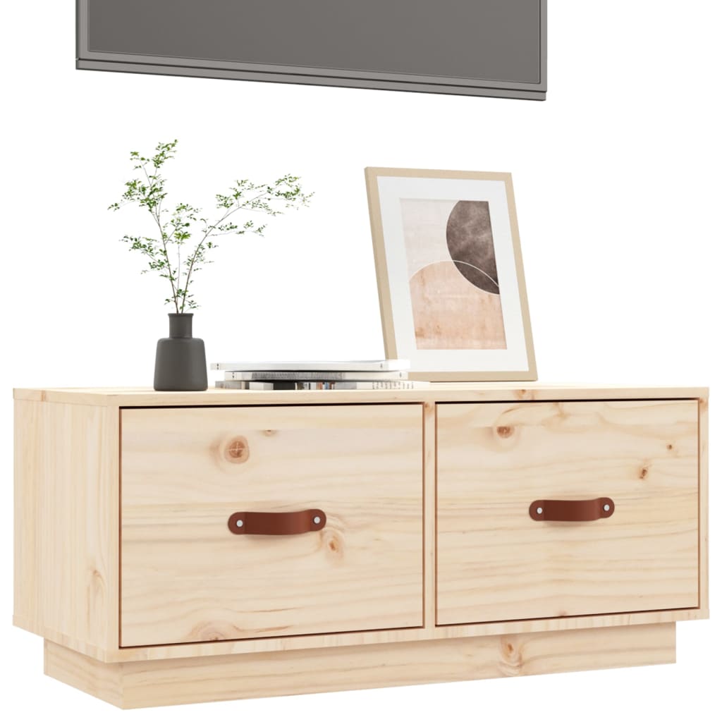 Tv-meubel 80x34x35 cm massief grenenhout