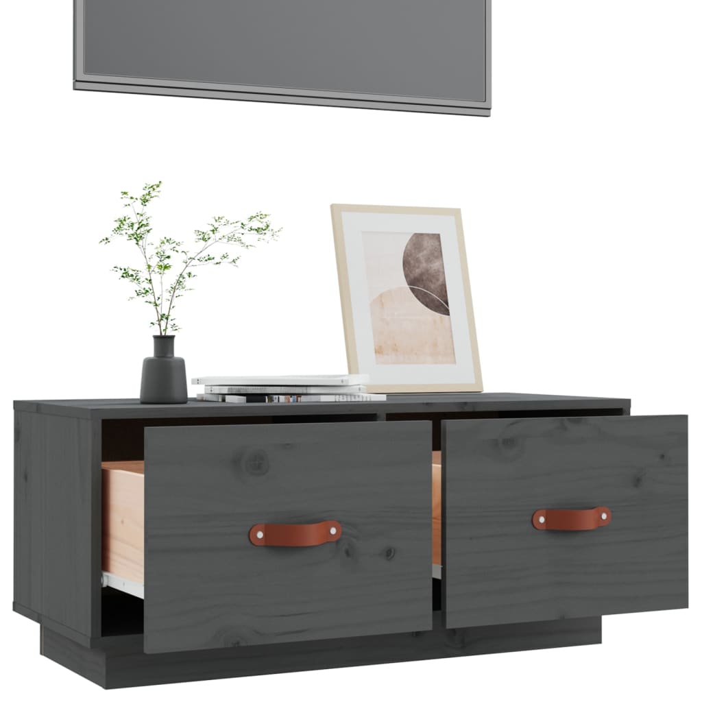 Tv-meubel 80x34x35 cm massief grenenhout