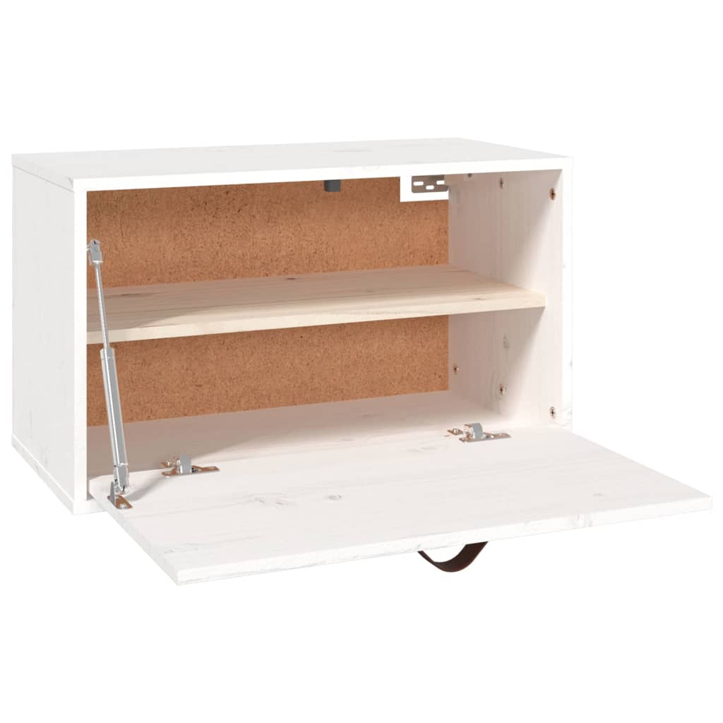 Wandkast 60x30x35 cm massief grenenhout