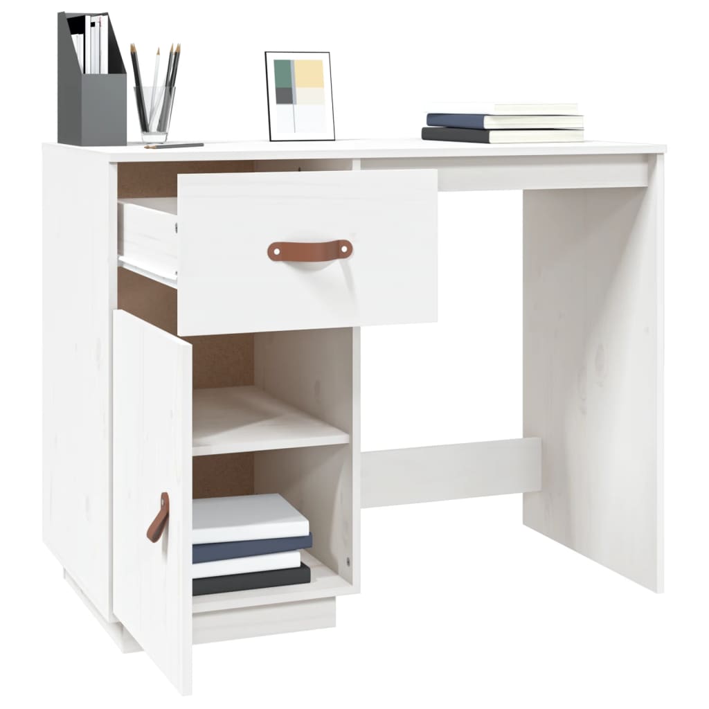 Bureau 95x50x75 cm massief grenenhout