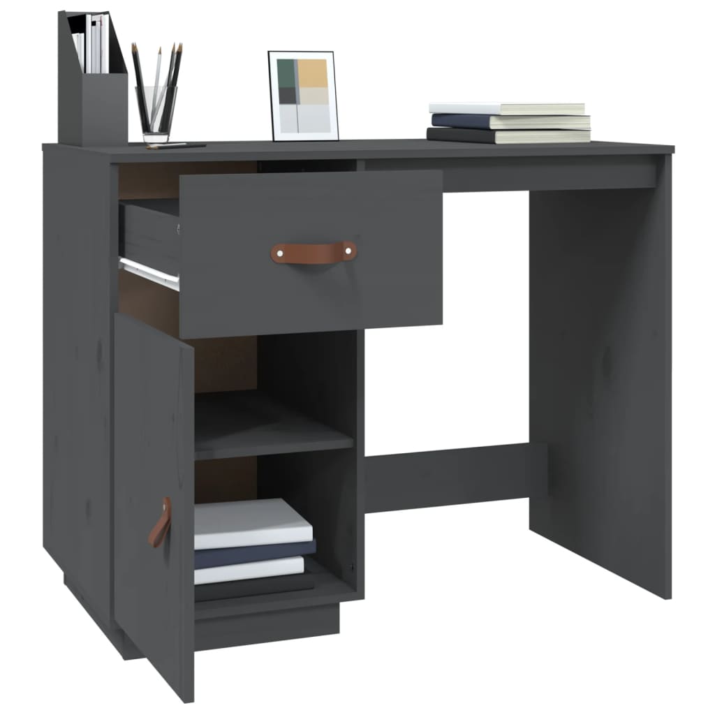 Bureau 95x50x75 cm massief grenenhout