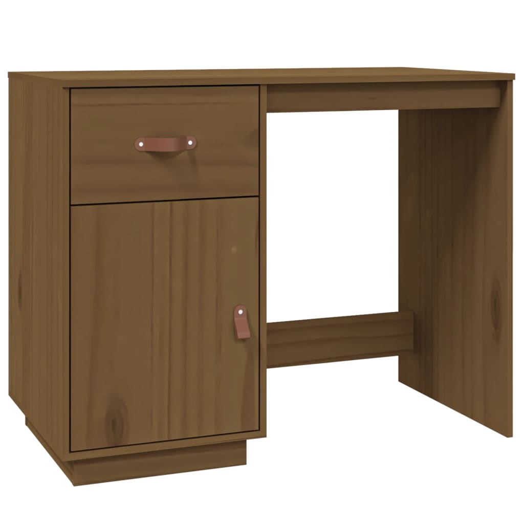 Bureau 95x50x75 cm massief grenenhout