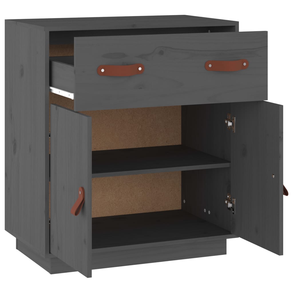 Dressoir 65,5x40x75 cm massief grenenhout