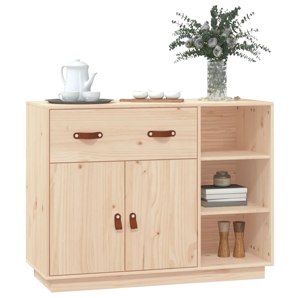 Dressoir 98,5x40x75 cm massief grenenhout