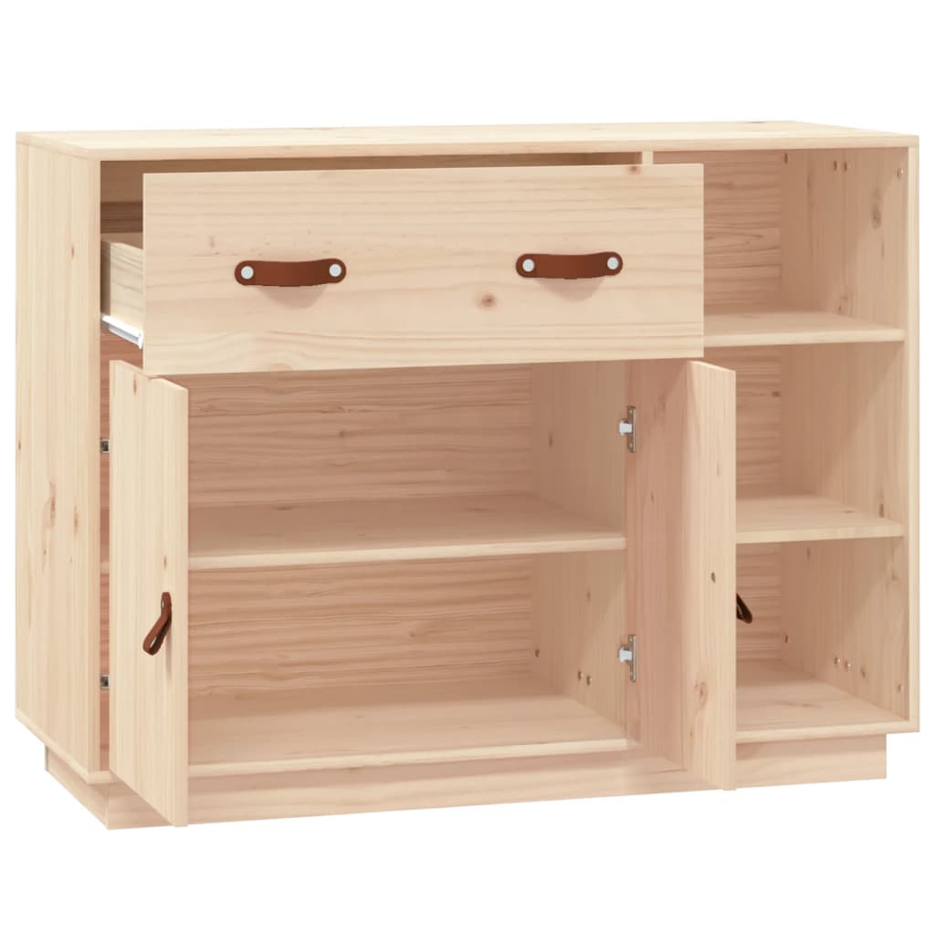 Dressoir 98,5x40x75 cm massief grenenhout