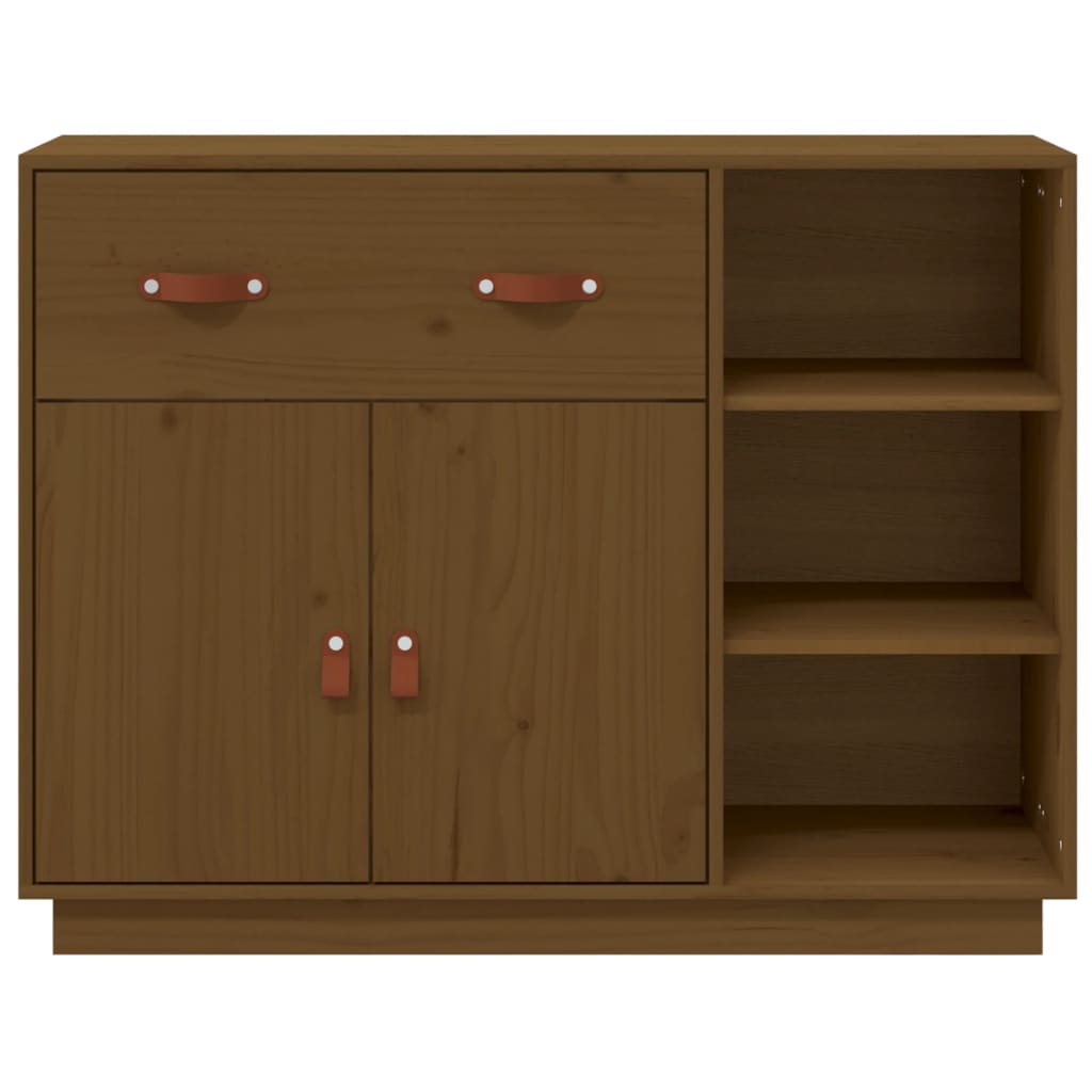 Dressoir 98,5x40x75 cm massief grenenhout