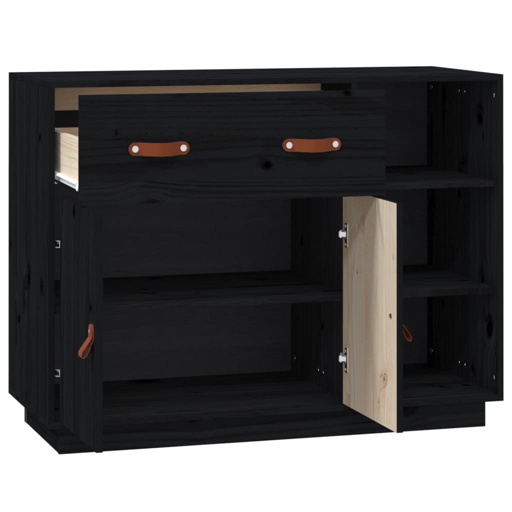 Dressoir 98,5x40x75 cm massief grenenhout