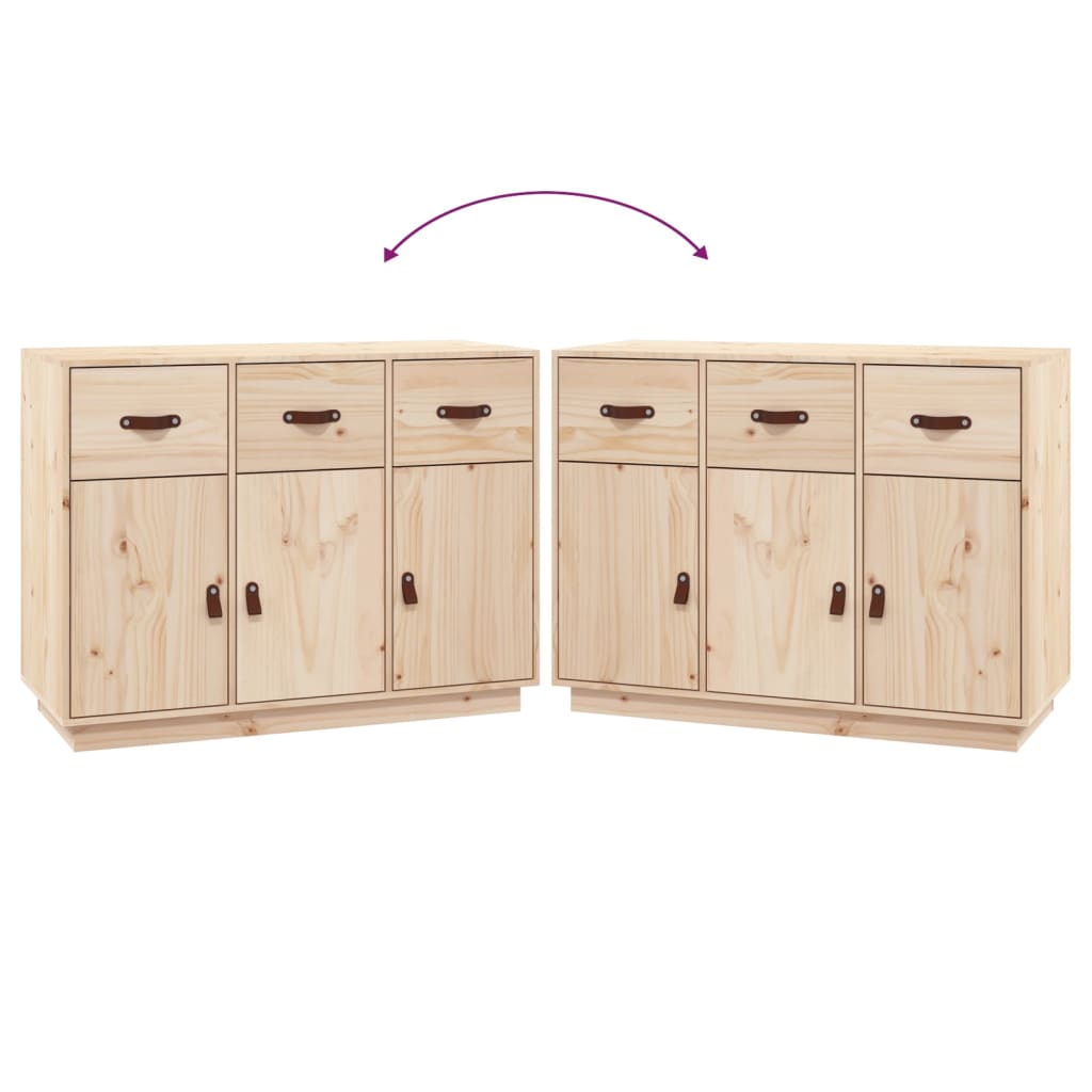 Dressoir 100x40x75 cm massief grenenhout