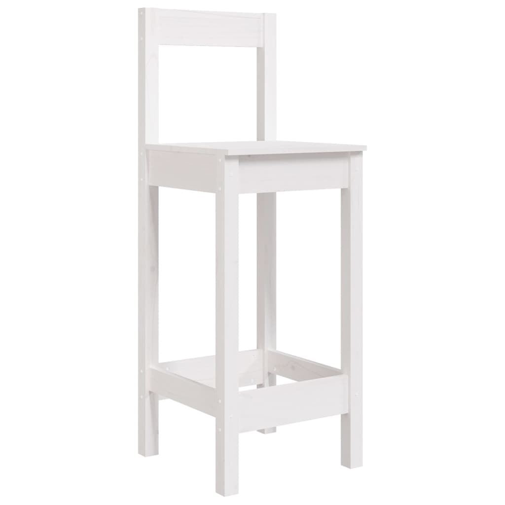 Barstoelen 2 st 40x41,5x112 cm massief grenenhout