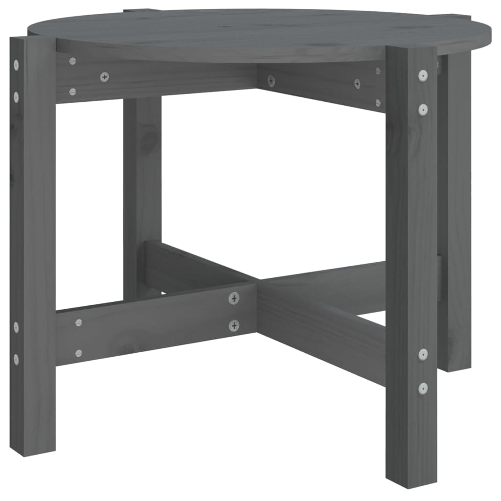 Salontafel Ø 62,5x45 cm massief grenenhout