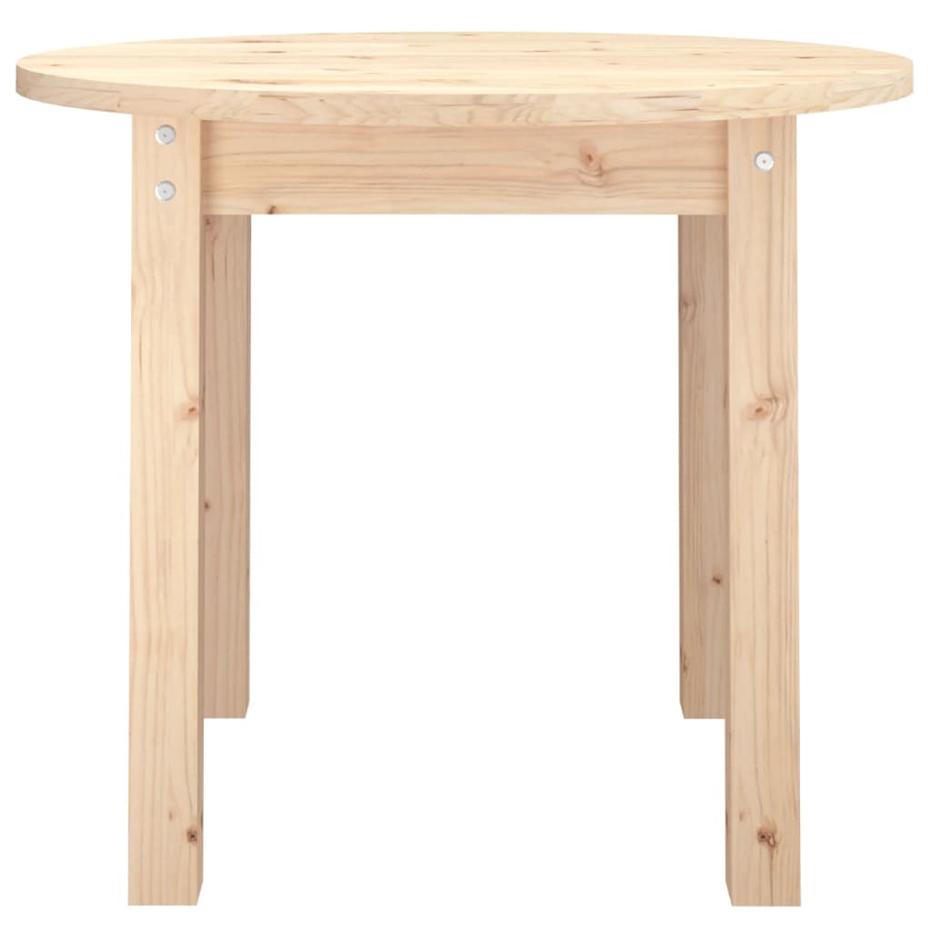 Salontafel Ø 55x45 cm massief grenenhout