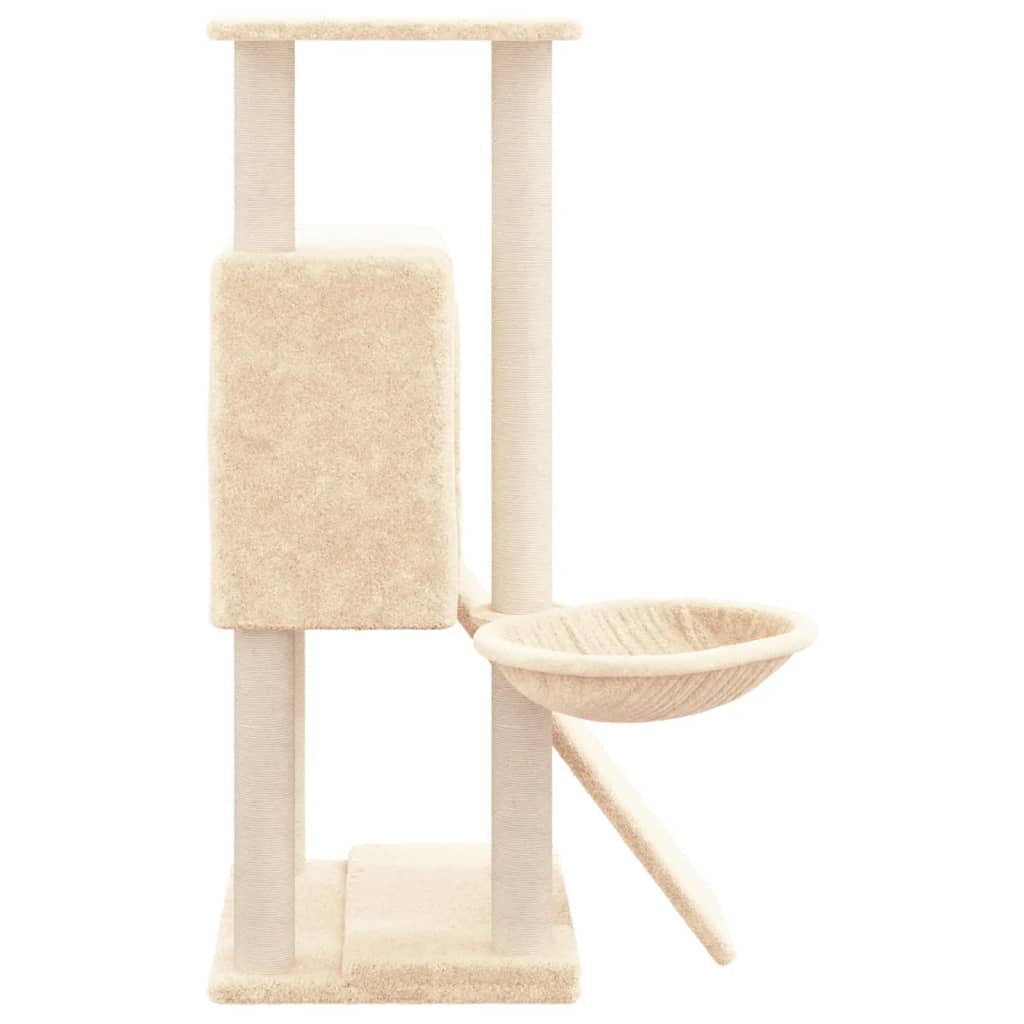 Kattenmeubel met sisal krabpalen 96 cm