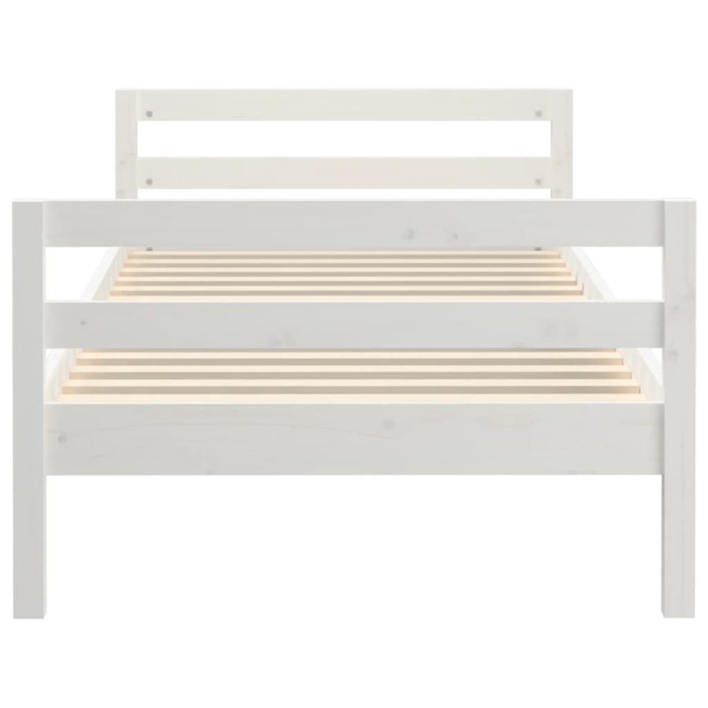 Bedframe 75x190 cm massief grenenhout