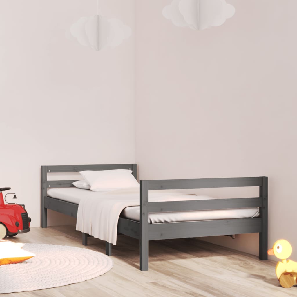 Bedframe 75x190 cm massief grenenhout