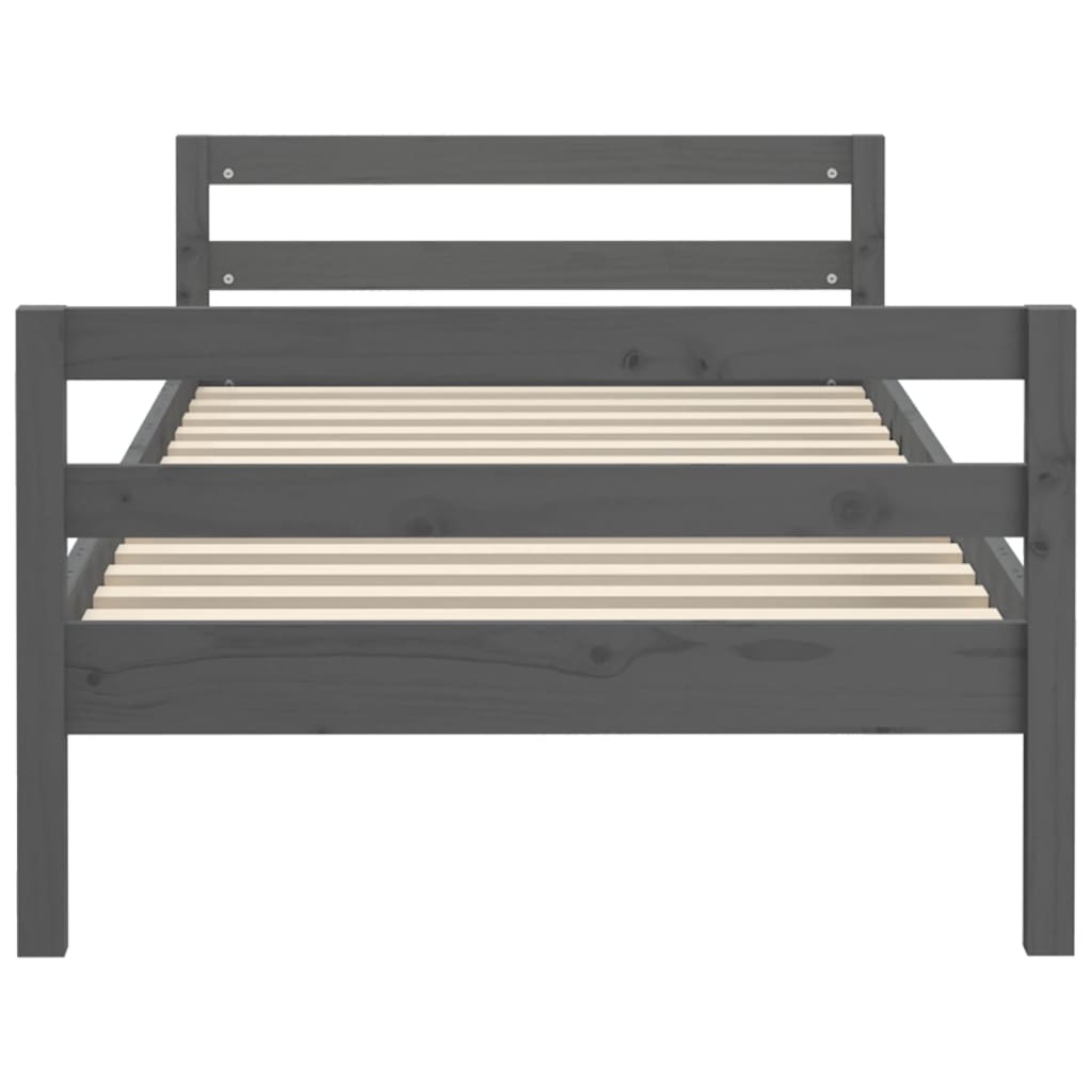 Bedframe 75x190 cm massief grenenhout