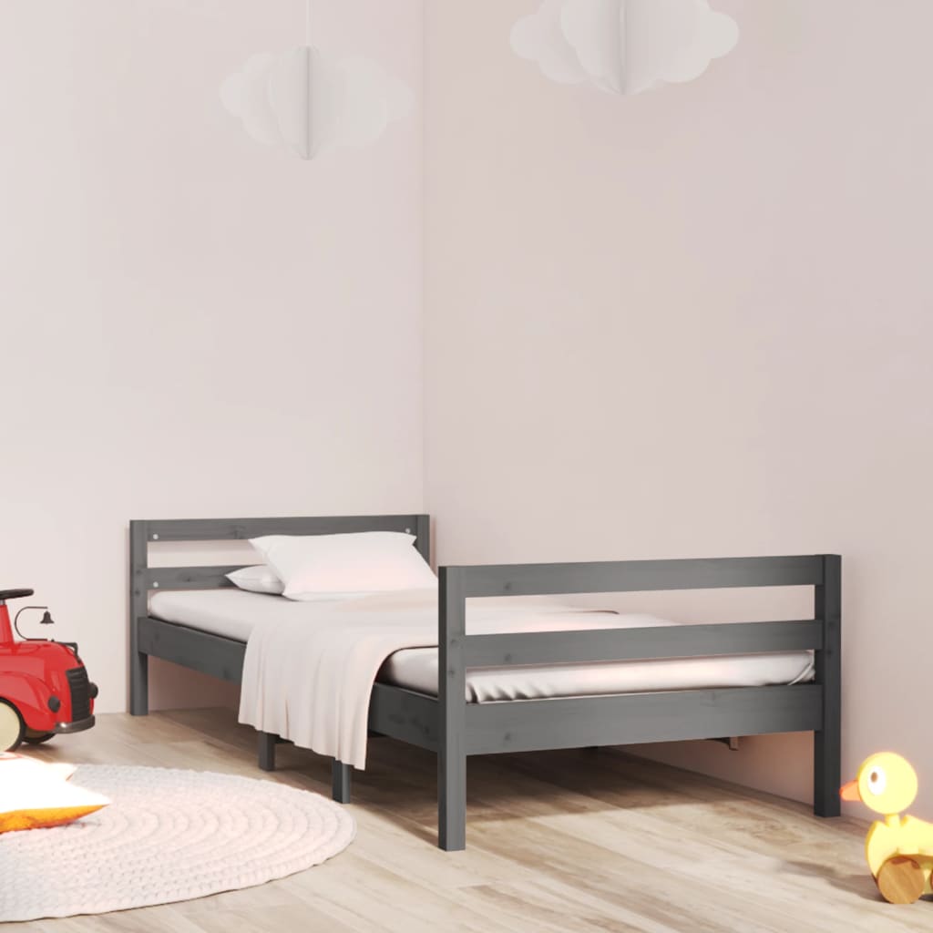 Bedframe 75x190 cm massief grenenhout