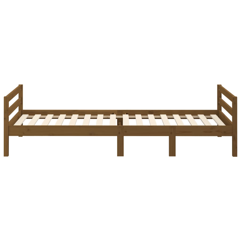 Bedframe 75x190 cm massief grenenhout