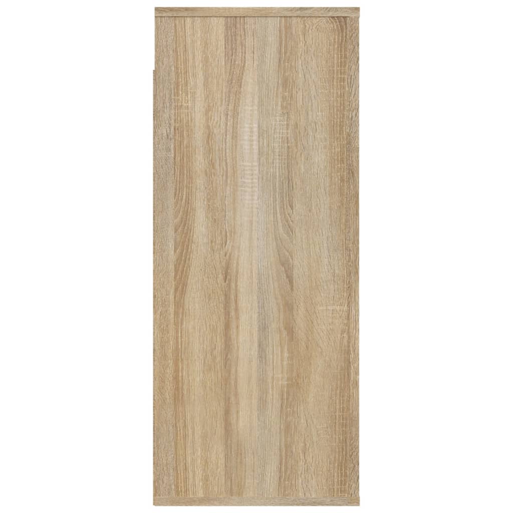 Wandkast 80x33x80 cm bewerkt hout