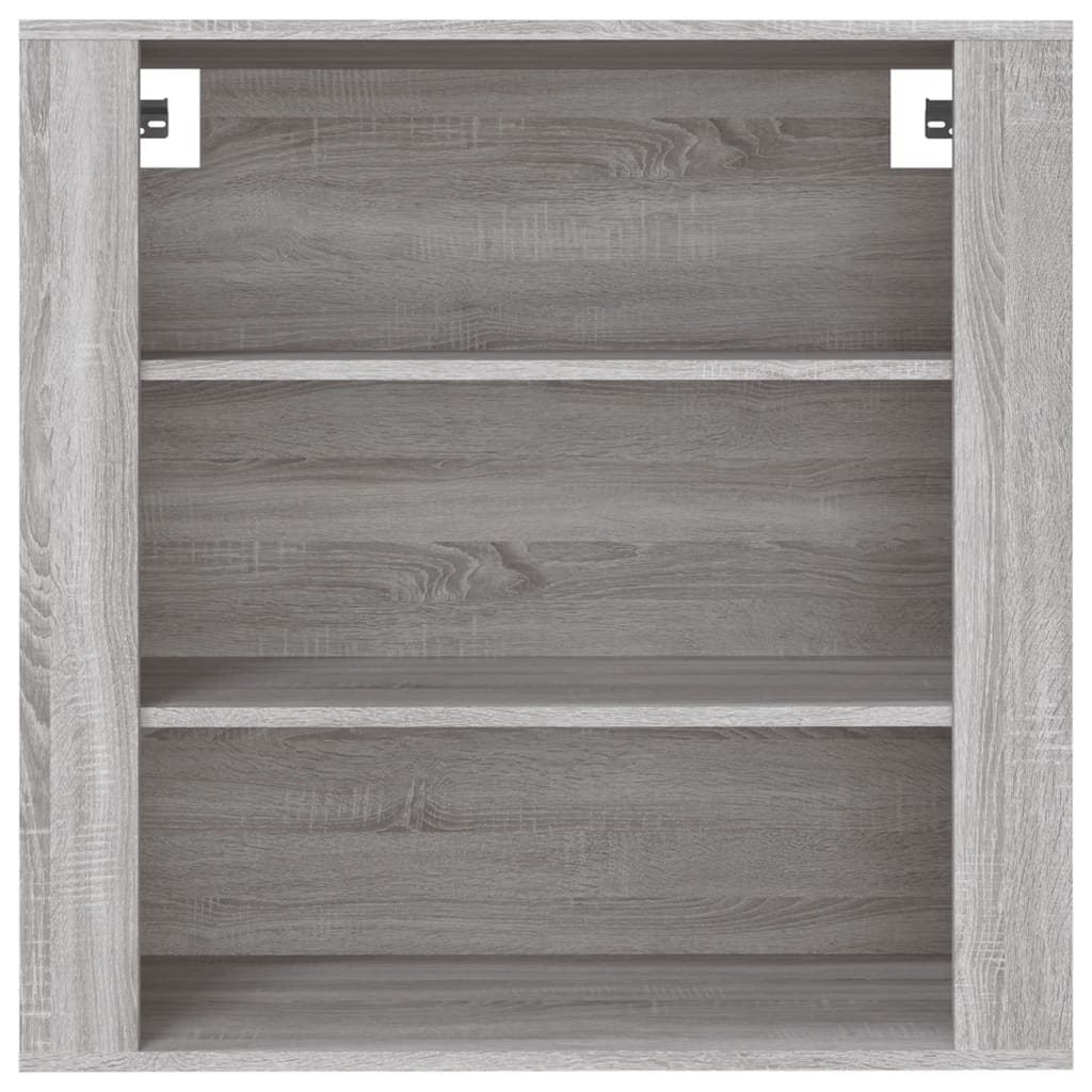 Wandkast 80x33x80 cm bewerkt hout