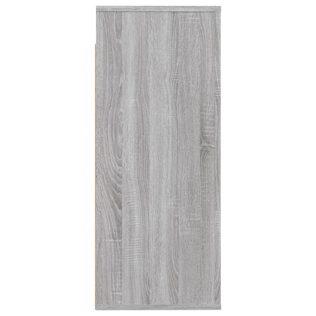 Wandkast 80x33x80 cm bewerkt hout