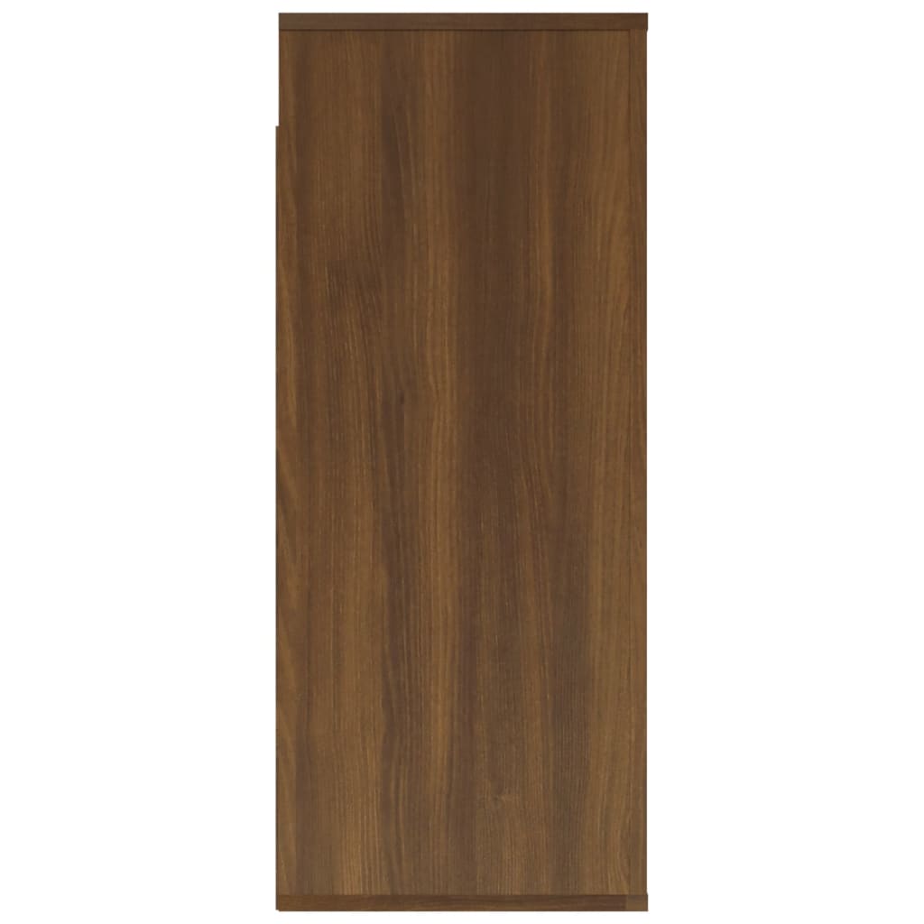 Wandkast 80x33x80 cm bewerkt hout