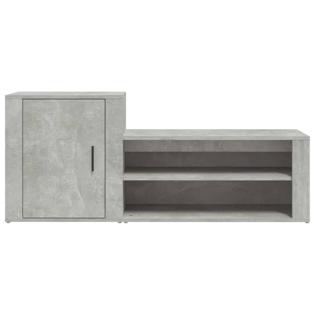 Schoenenkast 130x35x54 cm bewerkt hout