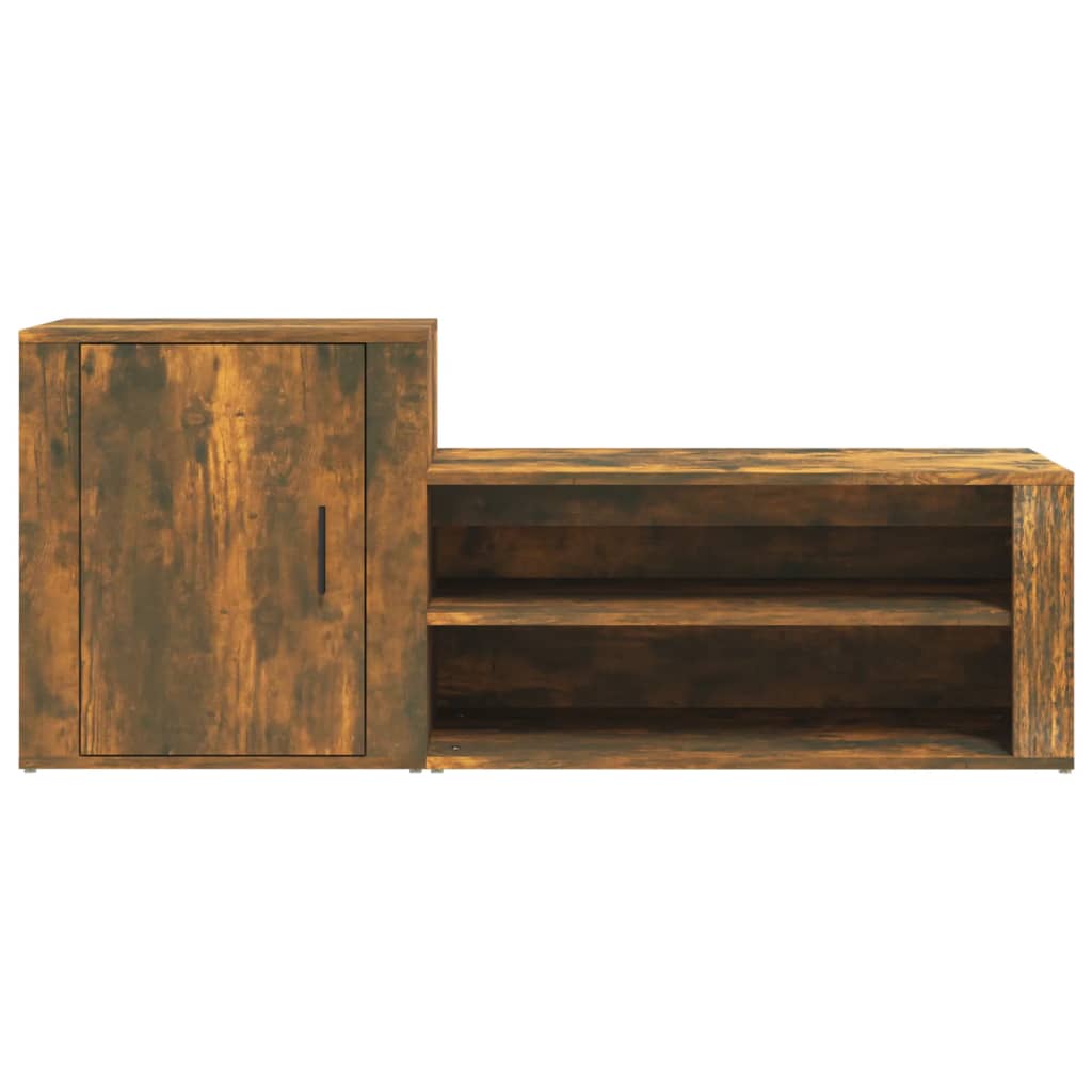 Schoenenkast 130x35x54 cm bewerkt hout