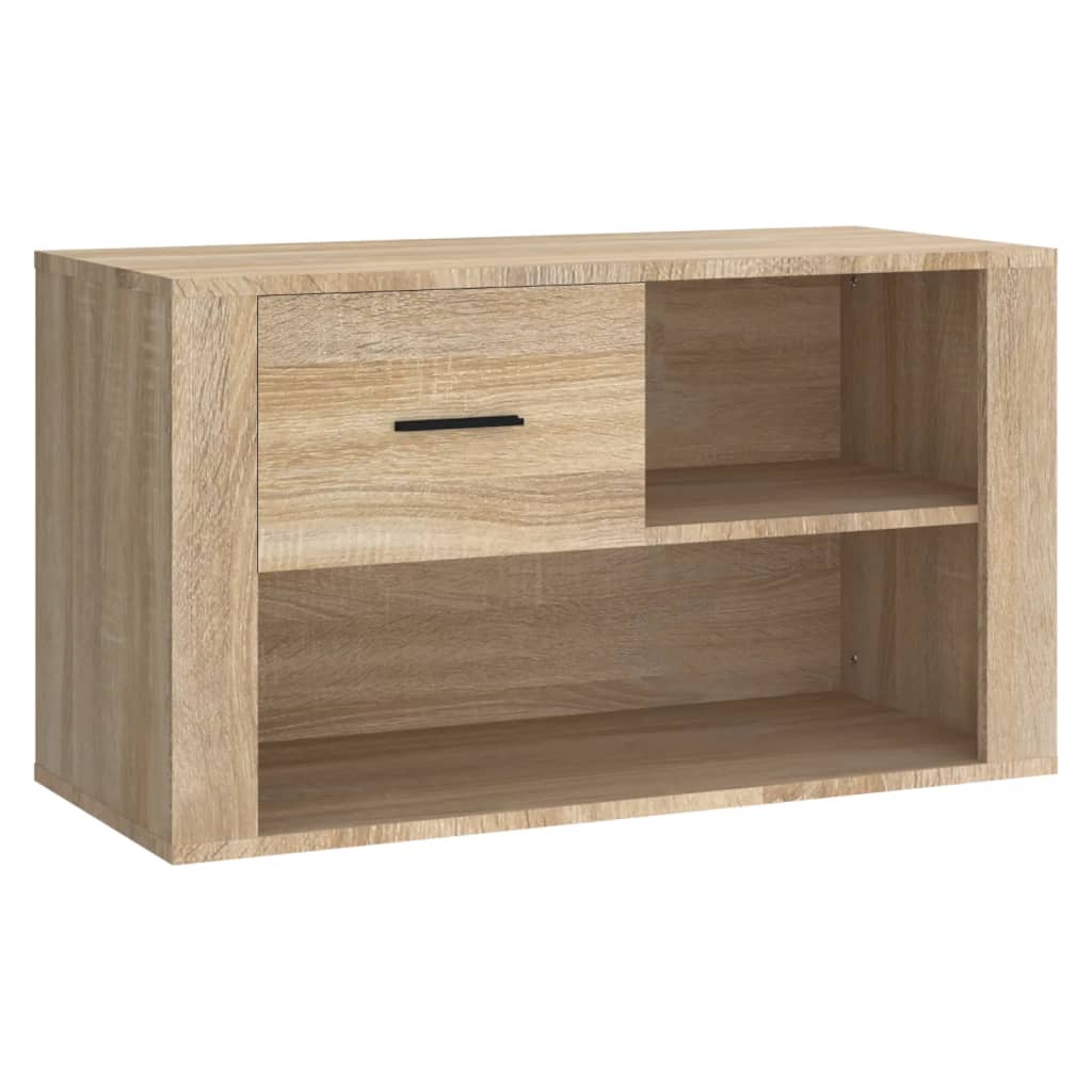 Schoenenkast 80x35x45 cm bewerkt hout