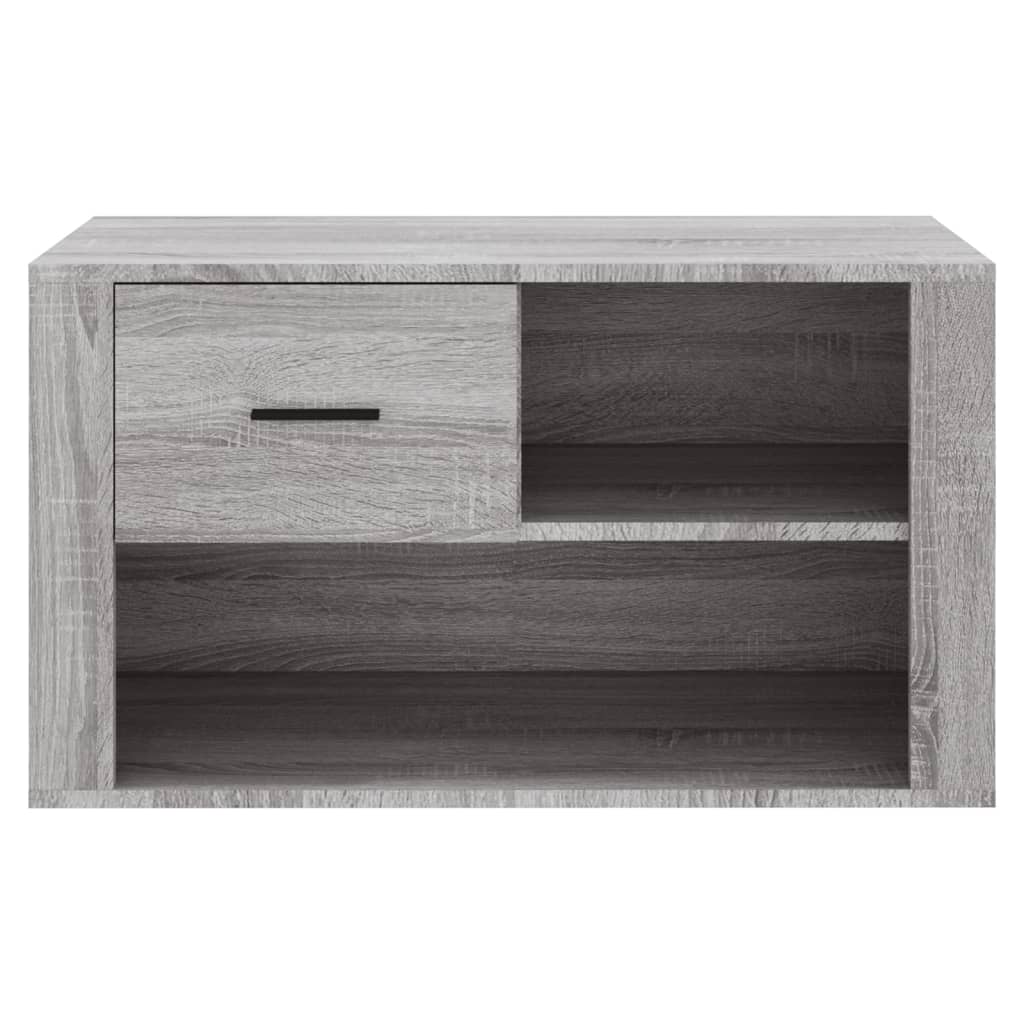 Schoenenkast 80x35x45 cm bewerkt hout