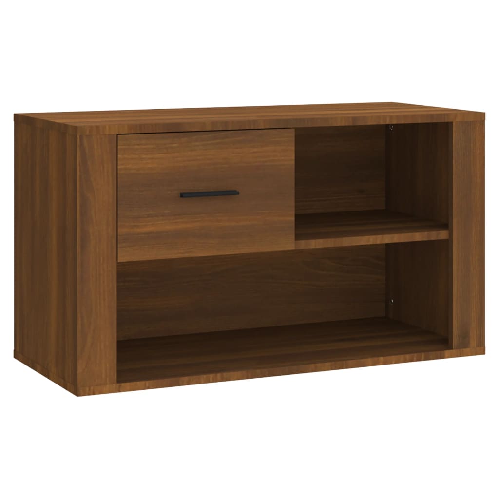 Schoenenkast 80x35x45 cm bewerkt hout