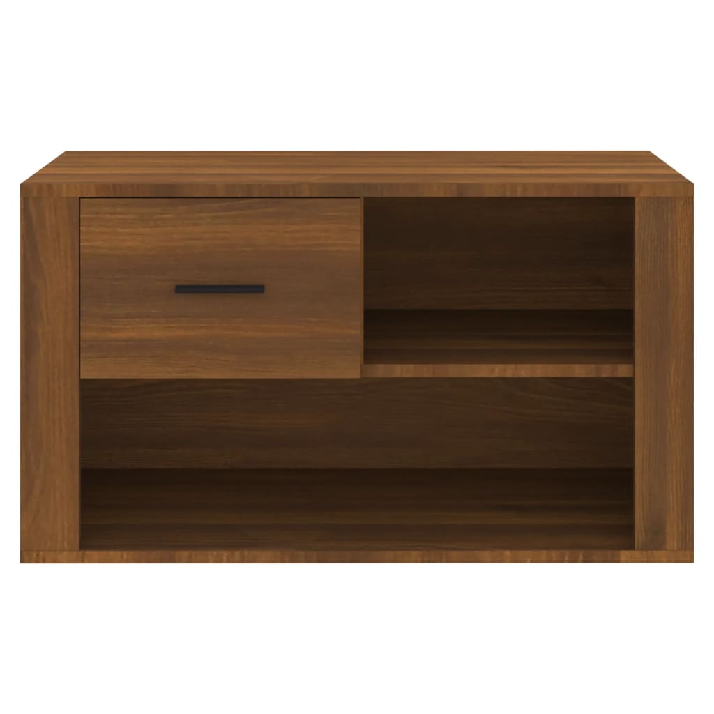 Schoenenkast 80x35x45 cm bewerkt hout