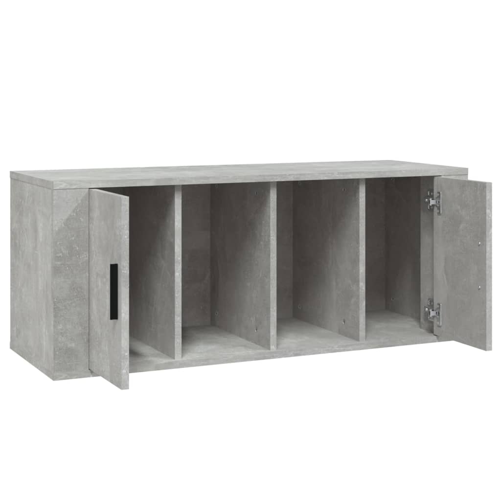 Tv-meubel 100x35x40 cm bewerkt hout eikenkleurig