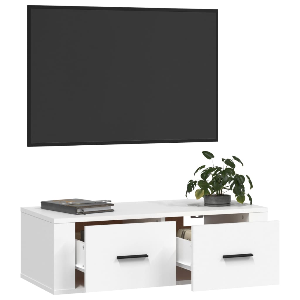 Tv-hangmeubel 80x36x25 cm bewerkt hout