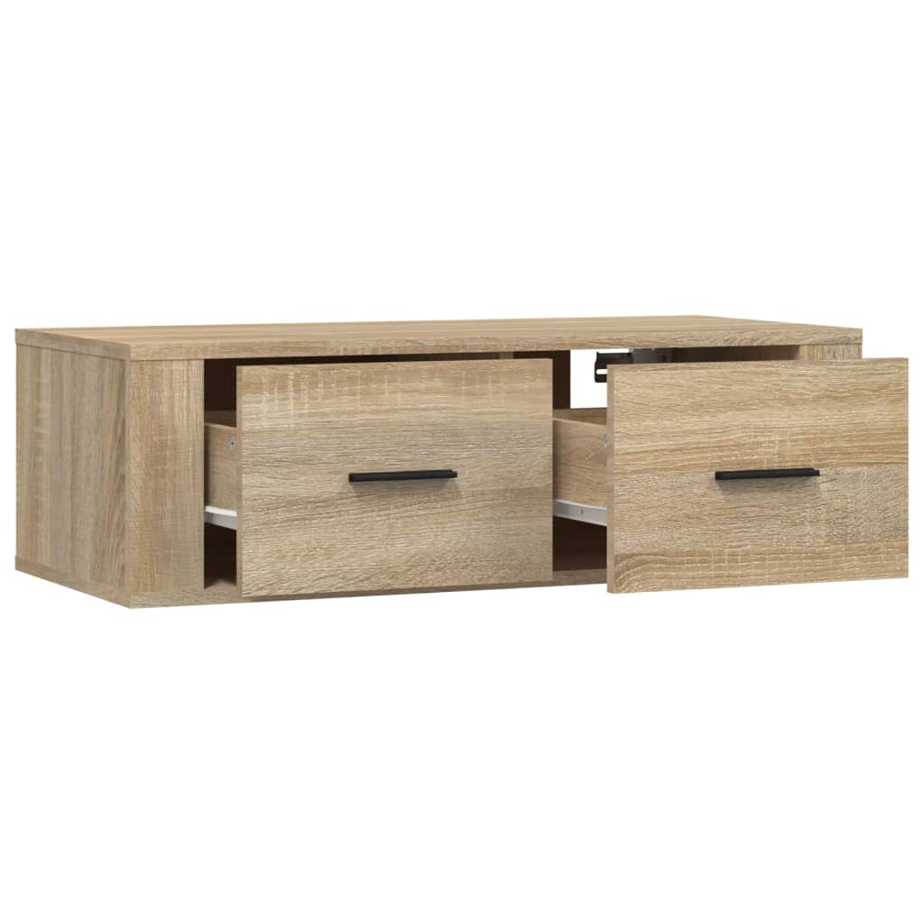 Tv-hangmeubel 80x36x25 cm bewerkt hout