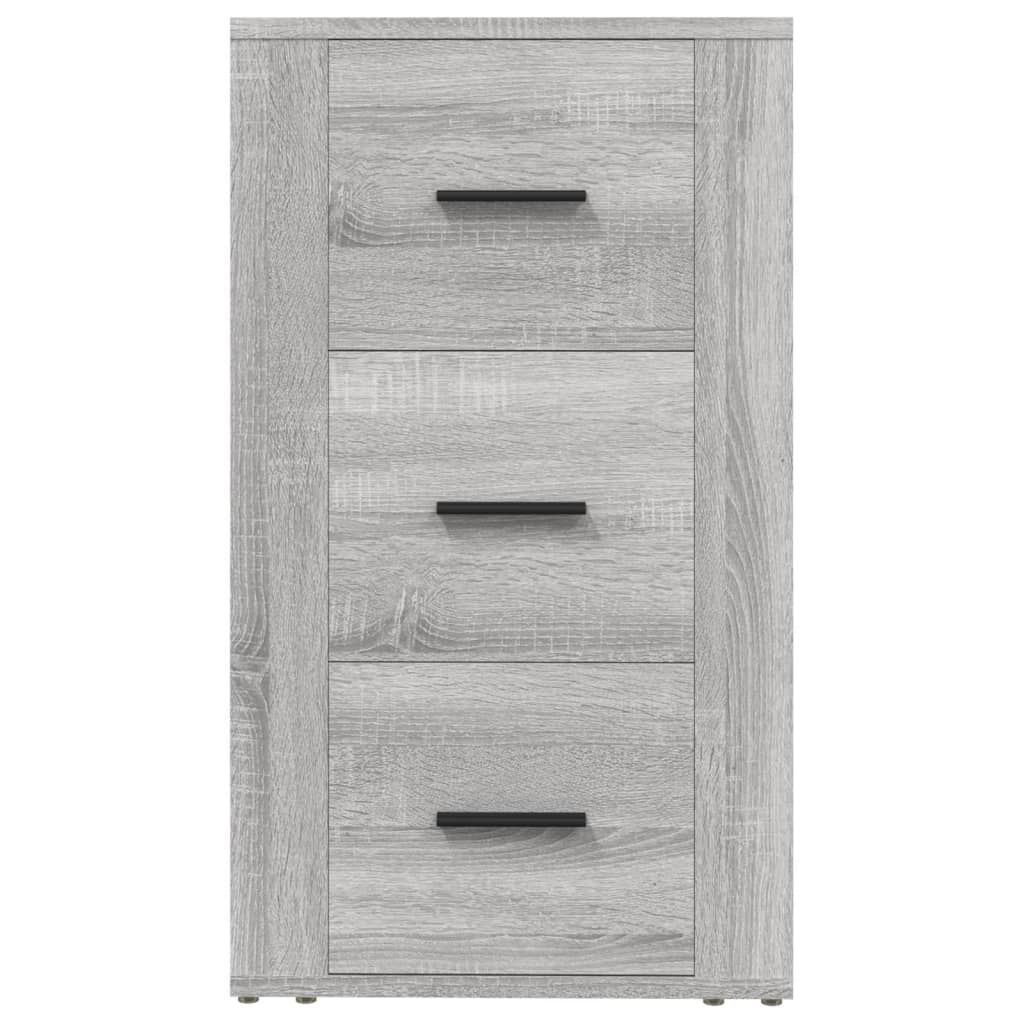 Dressoir 40x33x70 cm bewerkt hout eikenkleurig