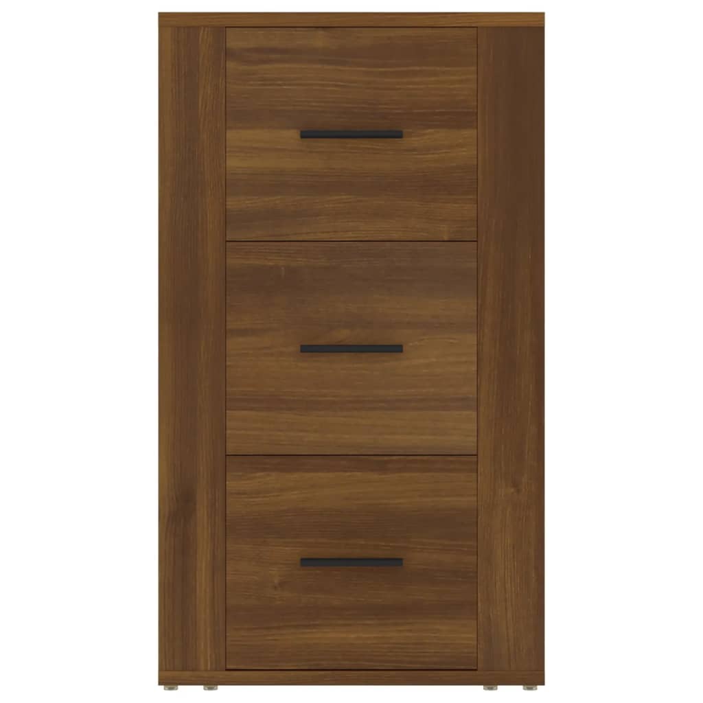 Dressoir 40x33x70 cm bewerkt hout eikenkleurig