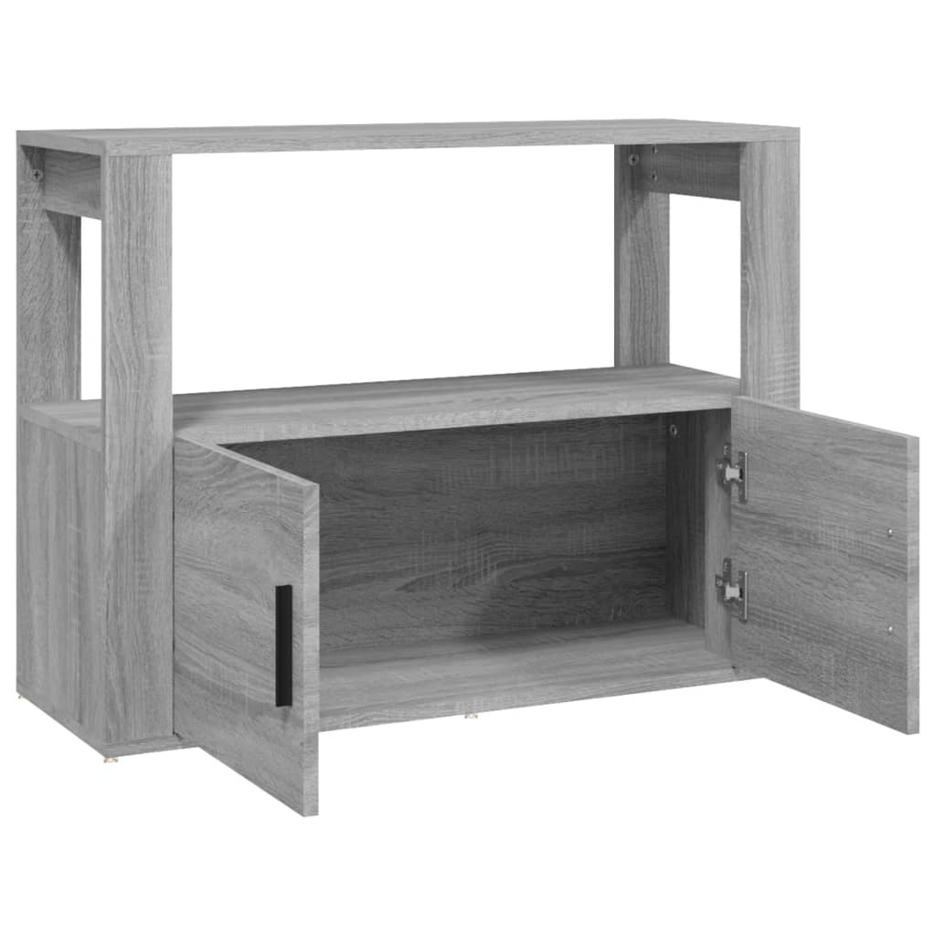 Dressoir 80x30x60 cm bewerkt hout