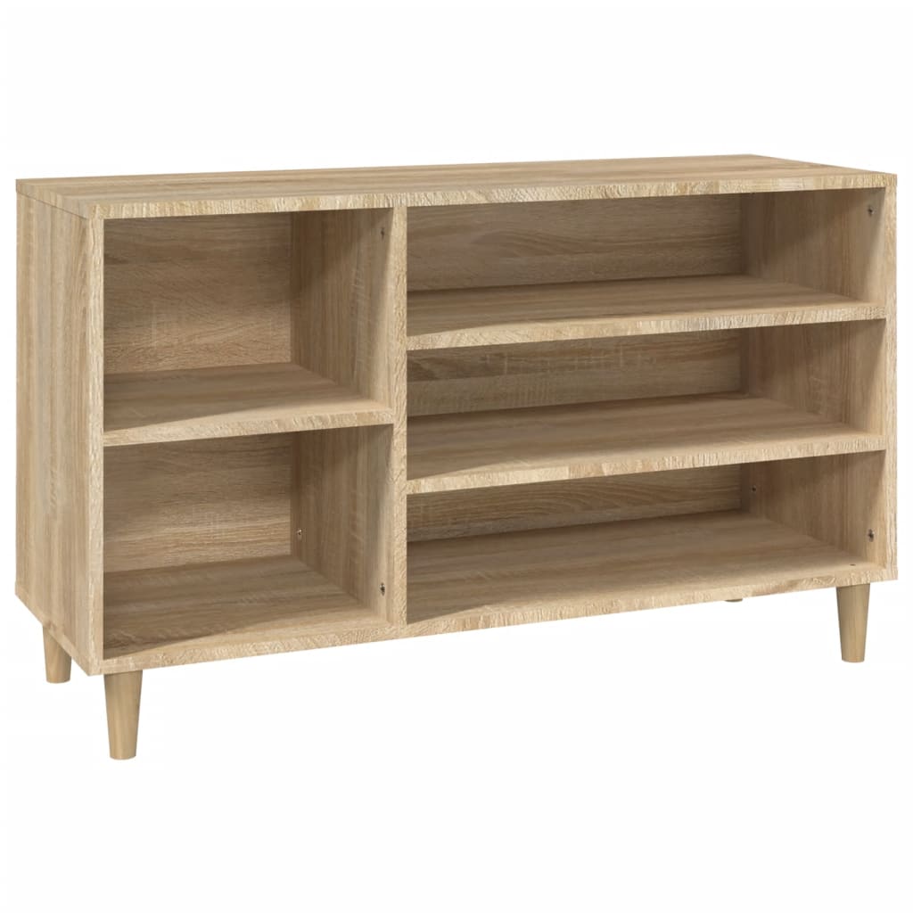 Schoenenkast 102x36x60 cm bewerkt hout