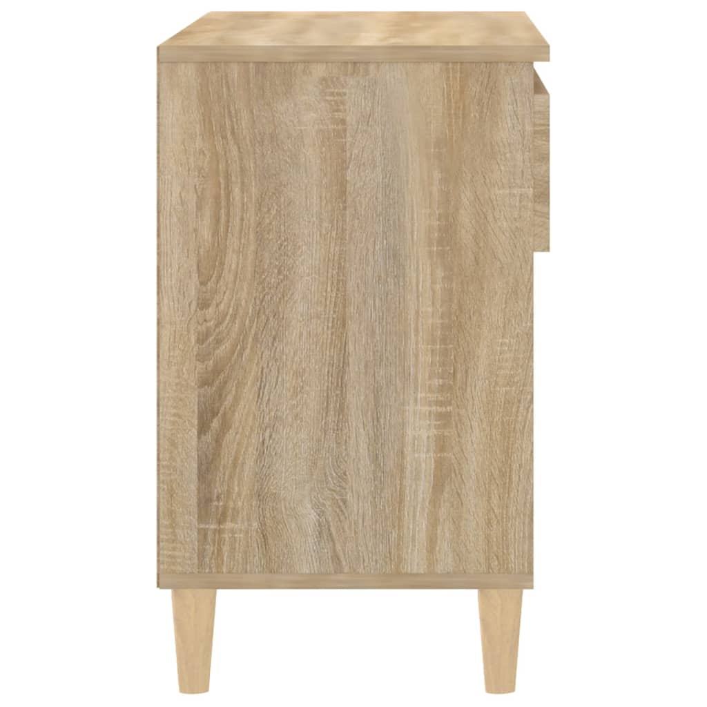 Schoenenkast 70x36x60 cm bewerkt hout bruin eikenkleur