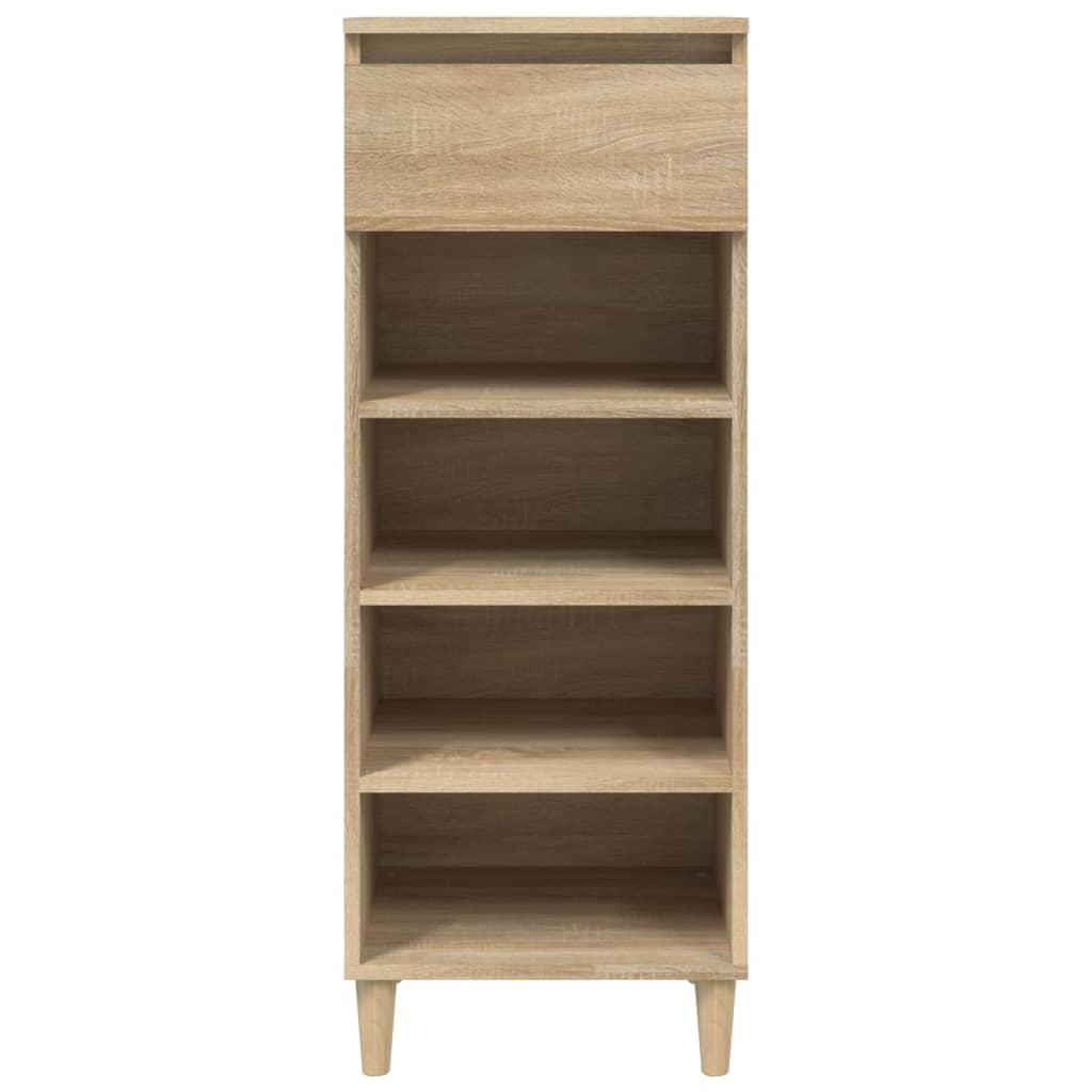 Schoenenkast 40x36x105 cm bewerkt hout