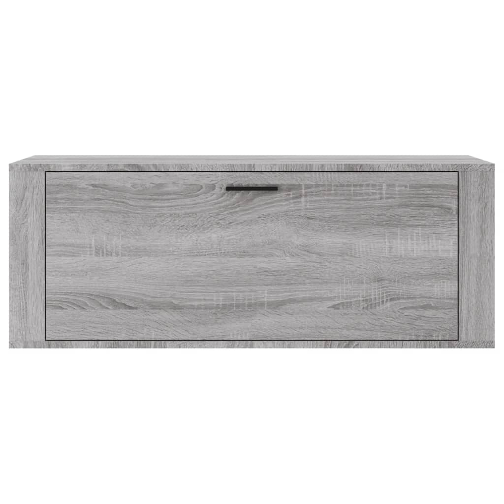 Wandschoenenkast 100x35x38 cm bewerkt hout