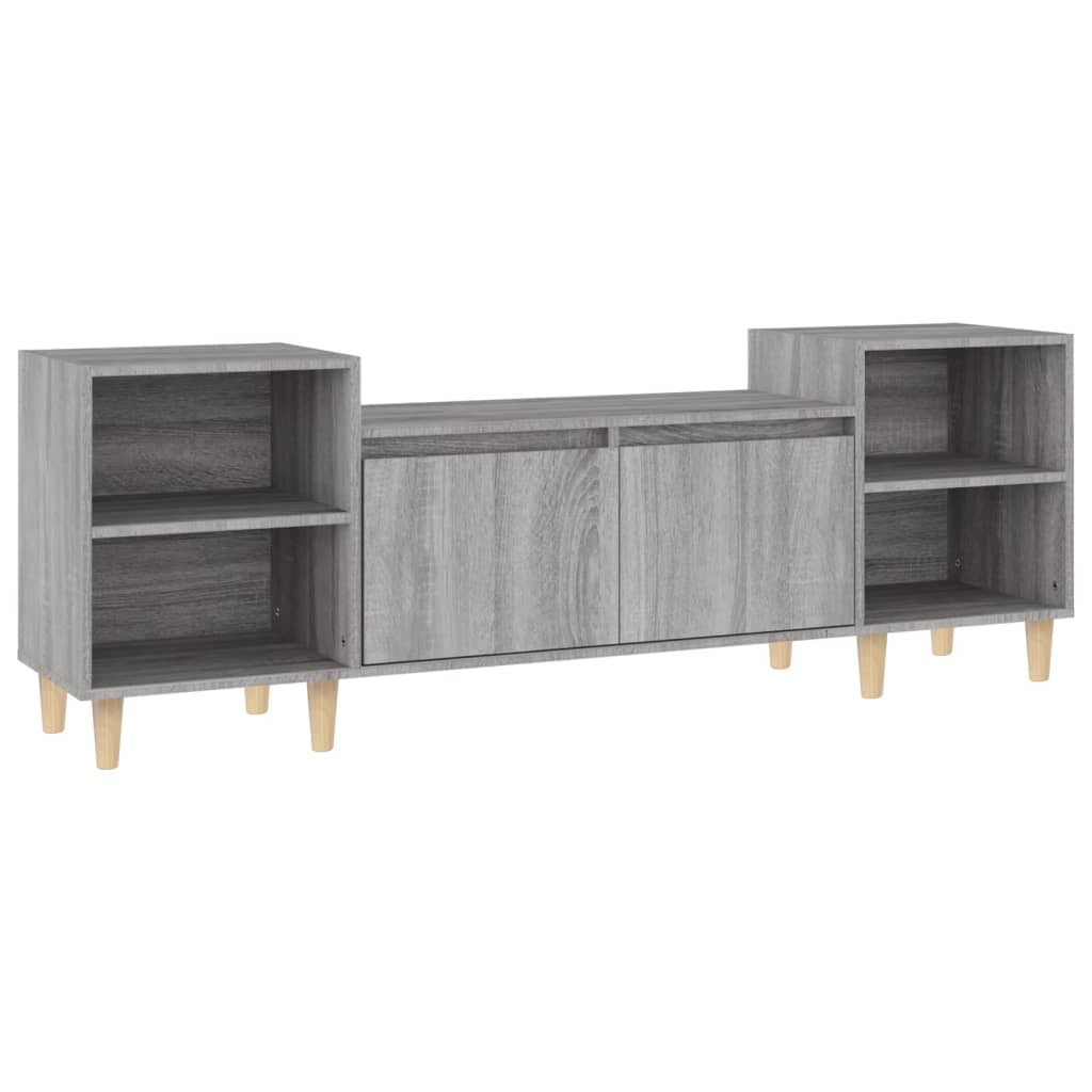 Tv-meubel 160x35x55 cm bewerkt hout eikenkleurig