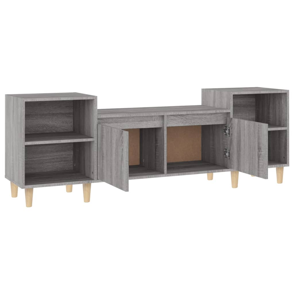 Tv-meubel 160x35x55 cm bewerkt hout eikenkleurig