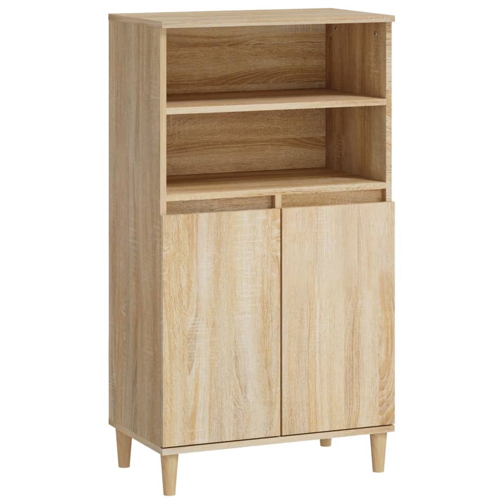 Hoge kast 60x36x110 cm bewerkt hout